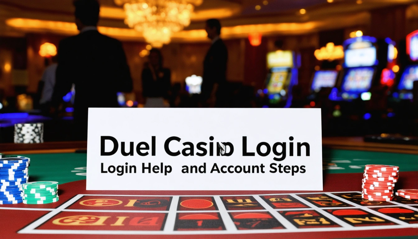 Duel Casino Login Help and Account Steps