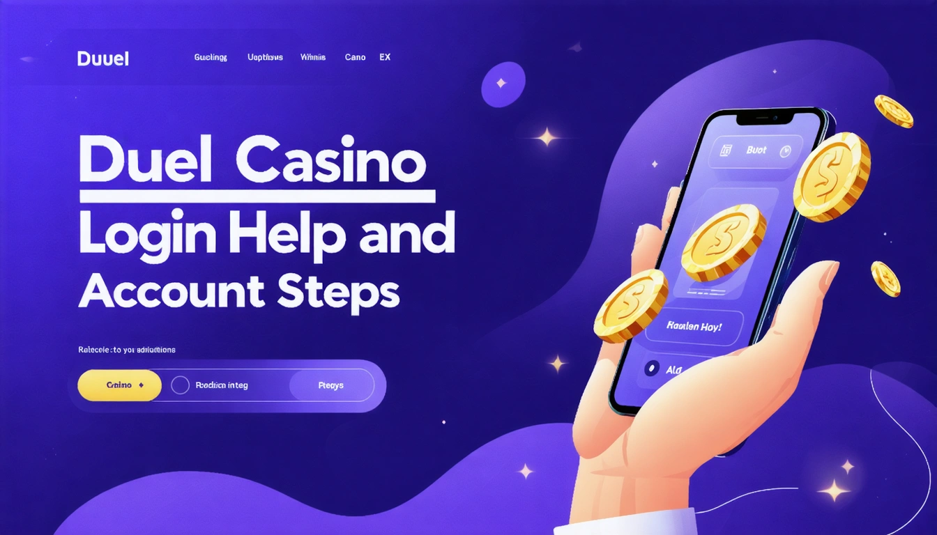 Duel Casino Login Help and Account Steps